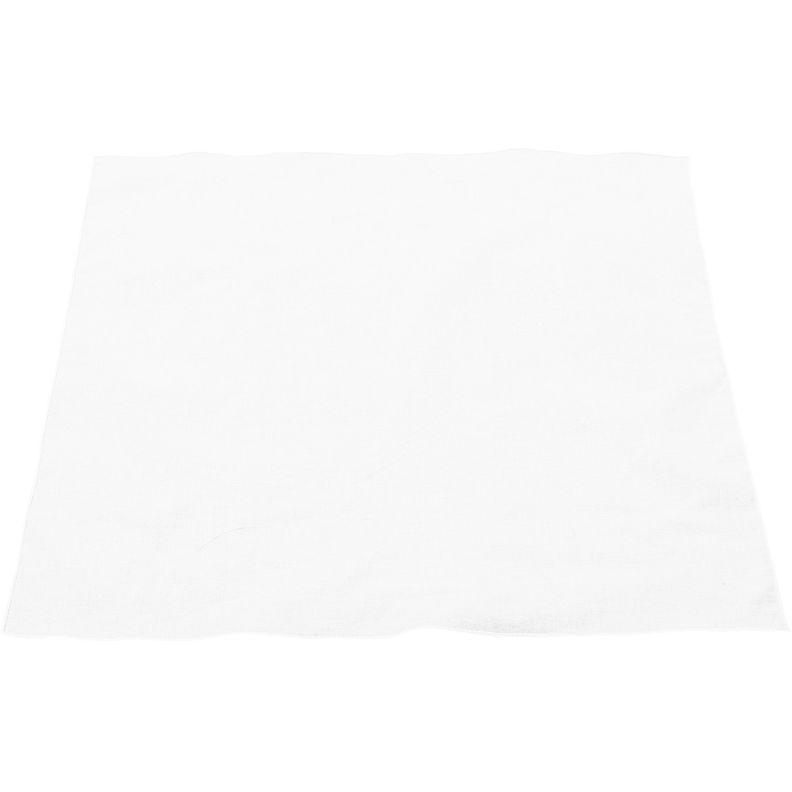 Bandana Blank White - White Cotton Handkerchief Square Blank Tie