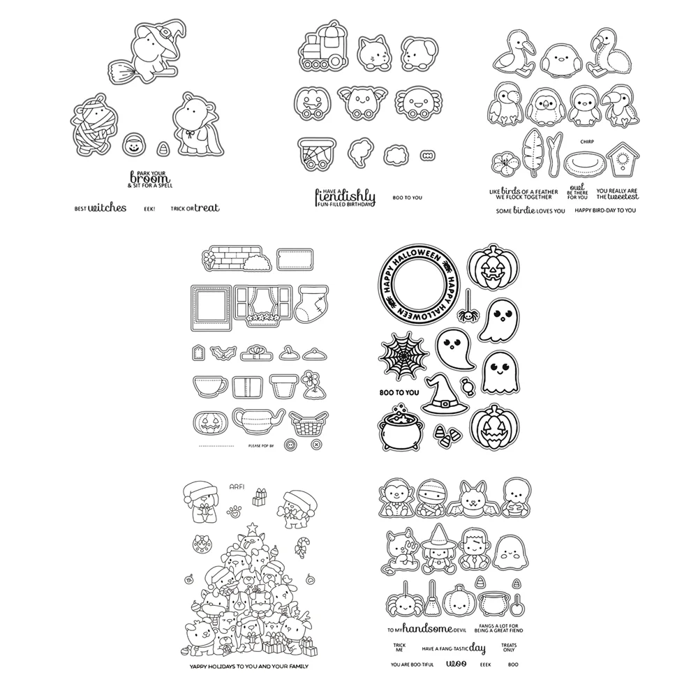 Metal Photo Panel - Cutting Dies and Clear Stamps Set