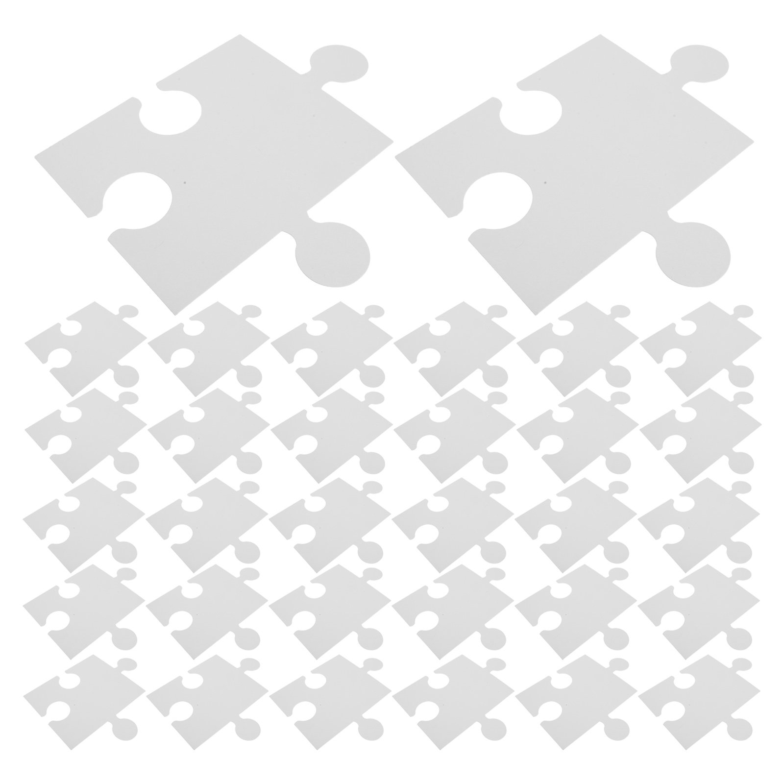 Puzzle Blank White - 60Pcs Large White Blank Puzzle Pieces