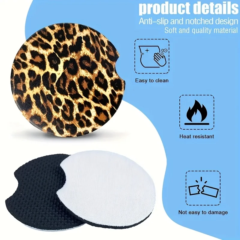 20pcs Sublimated Blank Car Coa - Coaster Sublimation Blank recension och pris