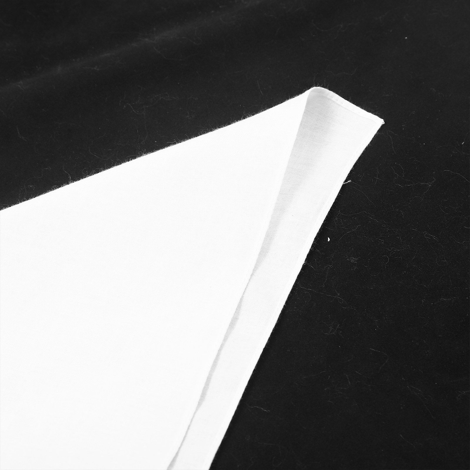 White Cotton Handkerchief Squa - Bandana Blank White recension och pris