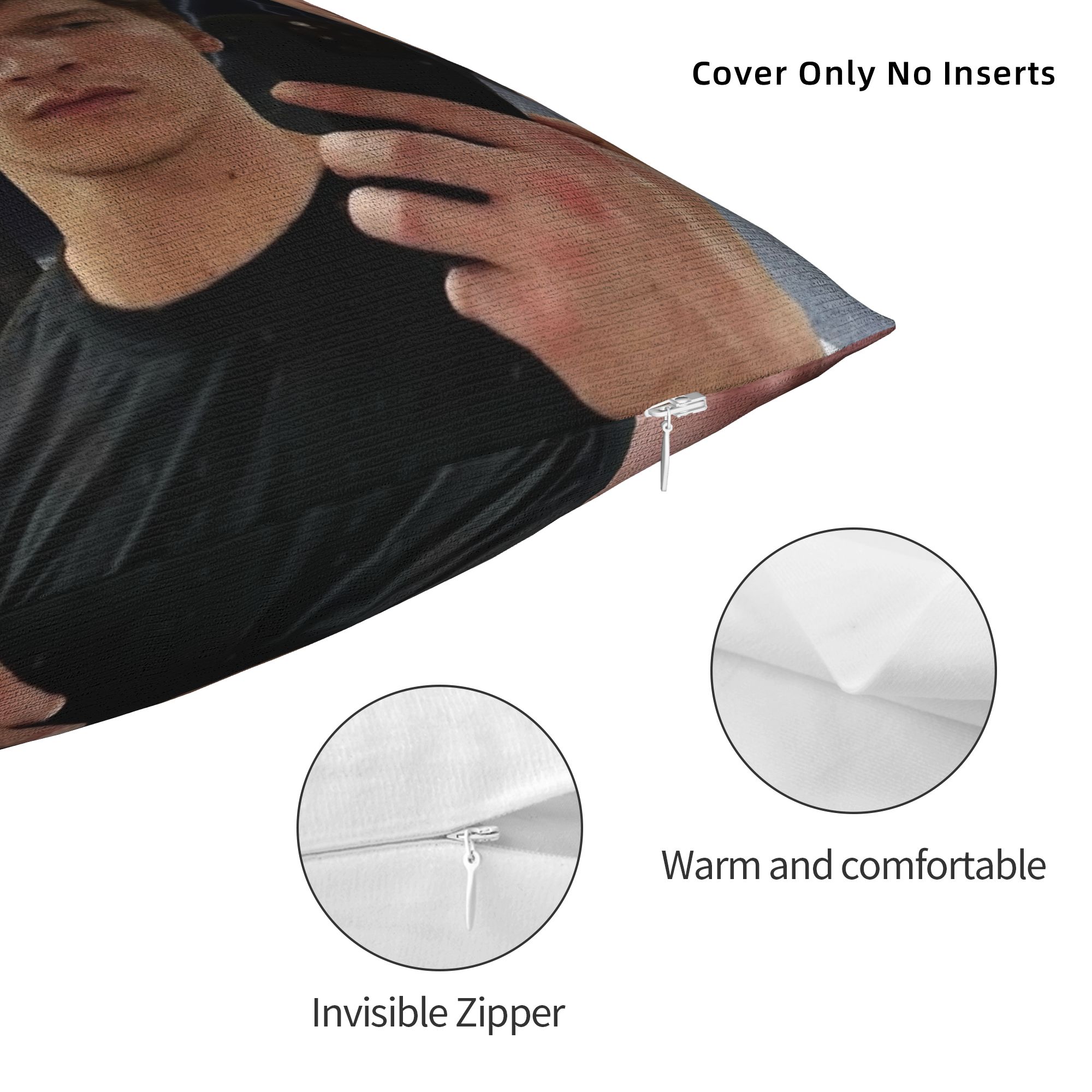 Connor Storrie Heated Rivalry  - Pillow Cover Sublimation recension och pris