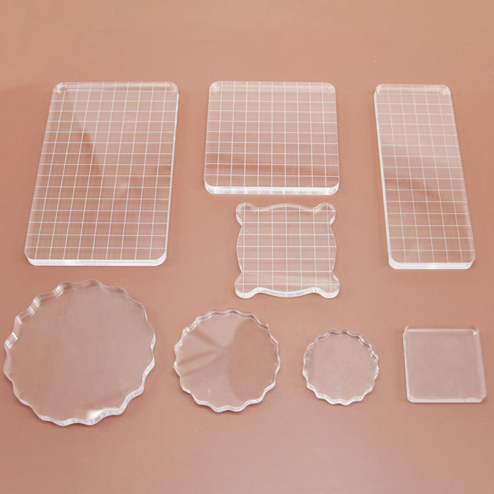 Clear Acrylic Stamp Block Use  - Photo Acrylic Block recension och pris