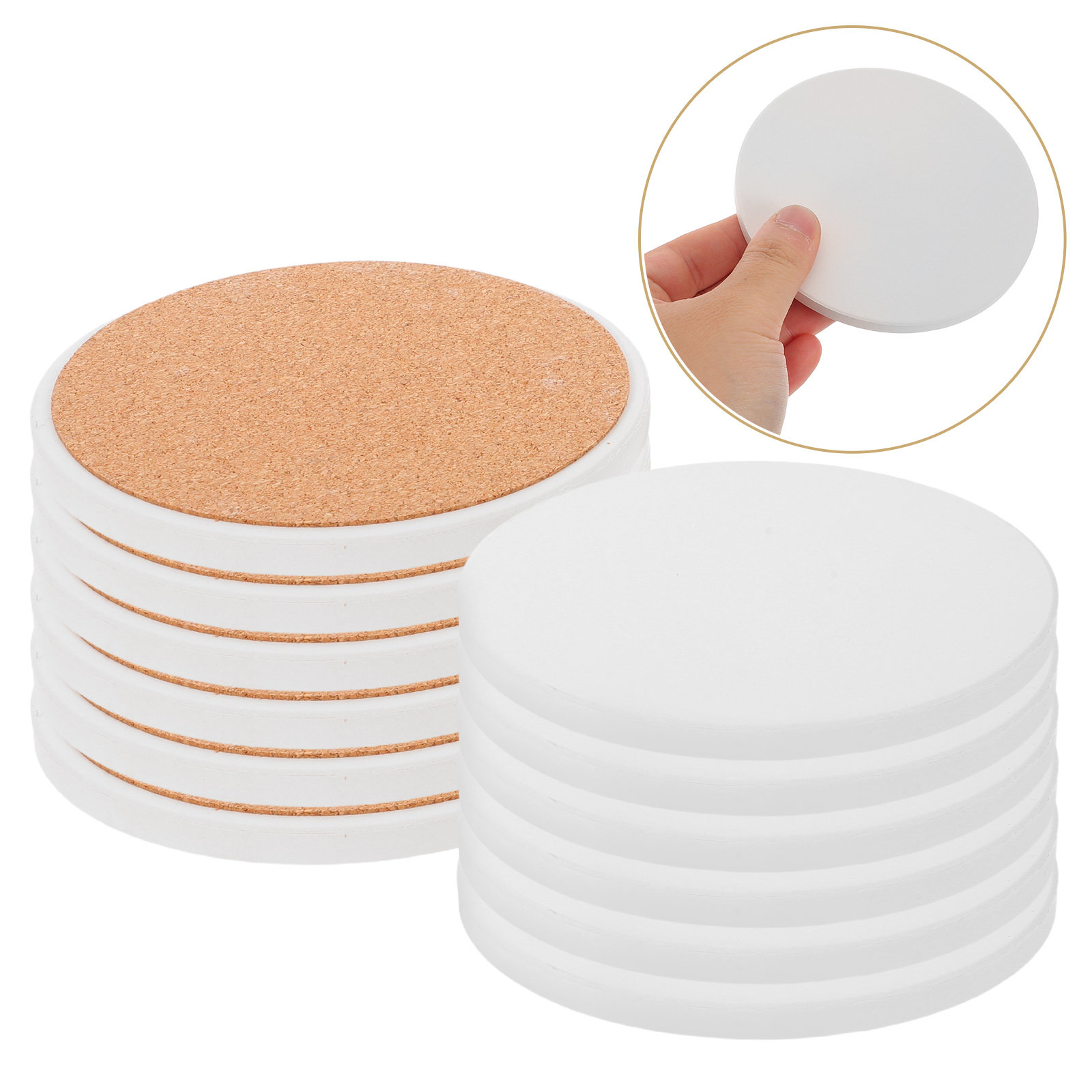 12pcs Sublimation Coasters Bla - Ceramic Tile Blank recension och pris