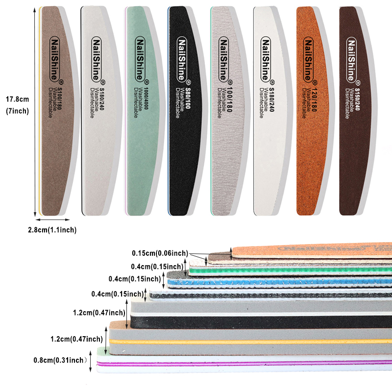 8Pcs/Box Nail File Buffer Kit  - Photo Acrylic Block recension och pris