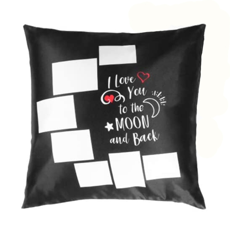 10pcs/Lot 7 Panels Blank Moon  - Pillow Cover Sublimation recension och pris