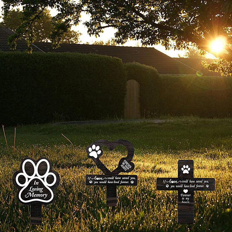 Dog Grave Marker Dog Cemetery  - Yard Sign Blank recension och pris