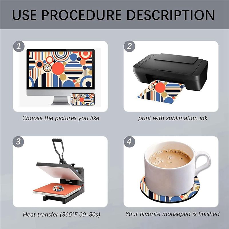 ABVT-160PC Sublimation Blank C - Coaster Sublimation Blank recension och pris