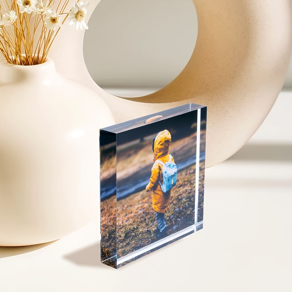 Personalized 3D Acrylic Photo  - Photo Acrylic Block recension och pris