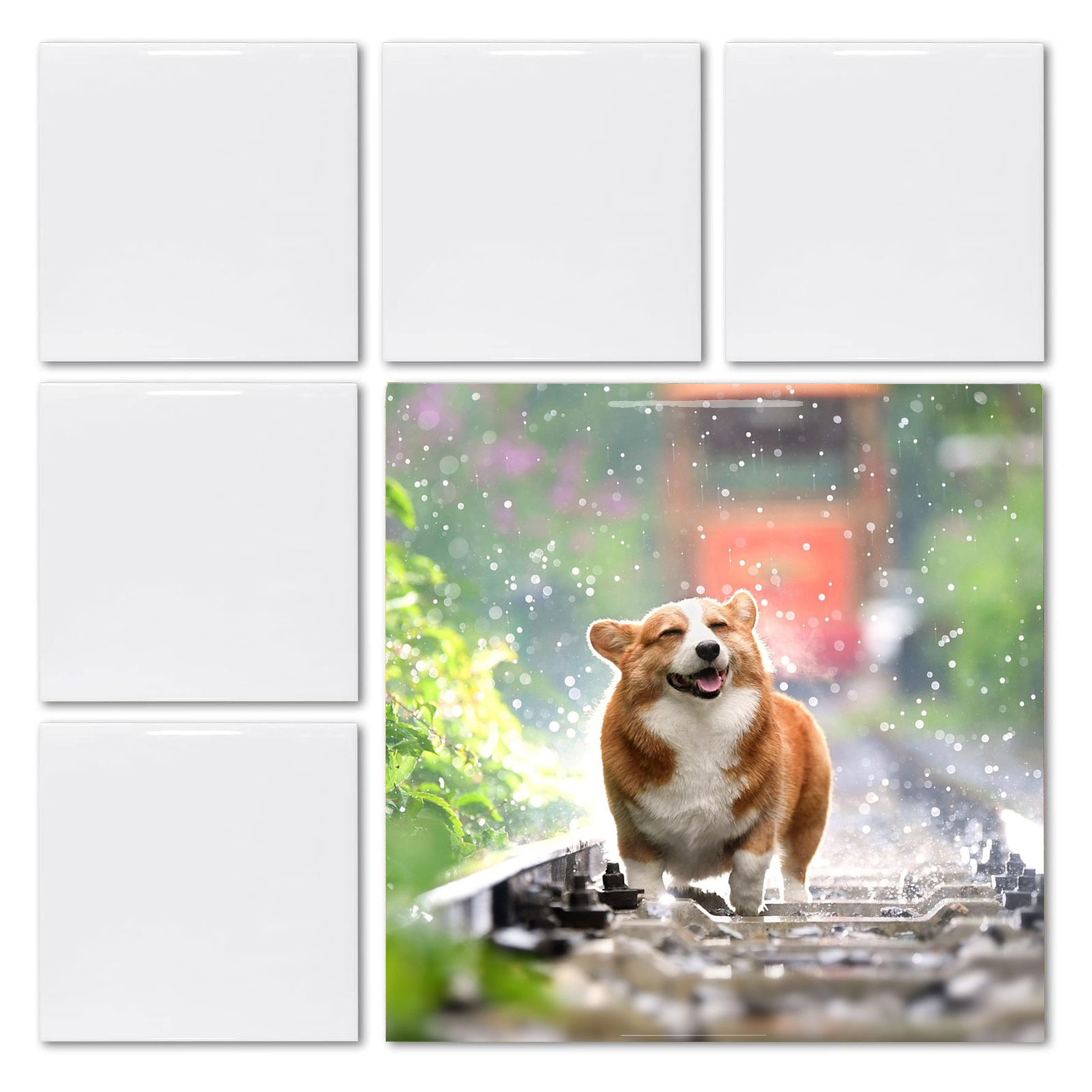 20pcs 4' X 4' Sublimation Blan - Ceramic Tile Blank recension och pris