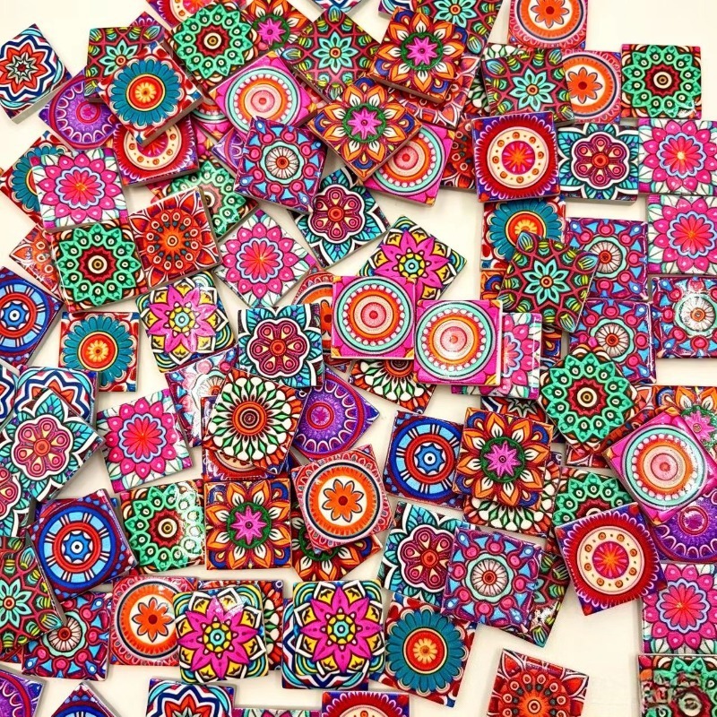 Mandala Print Ceramic Mosaic 1 - Ceramic Tile Blank recension och pris