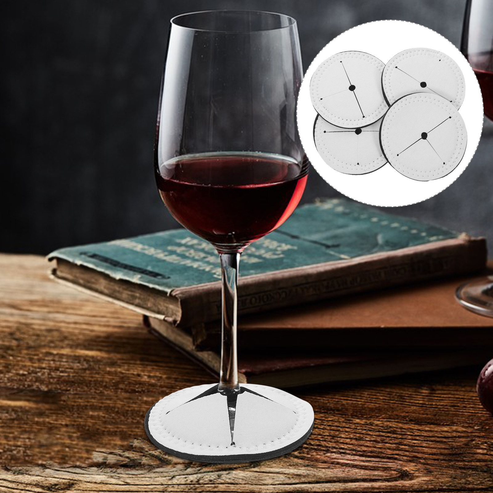 4Pcs Sublimation Cup Coasters  - Coaster Sublimation Blank recension och pris