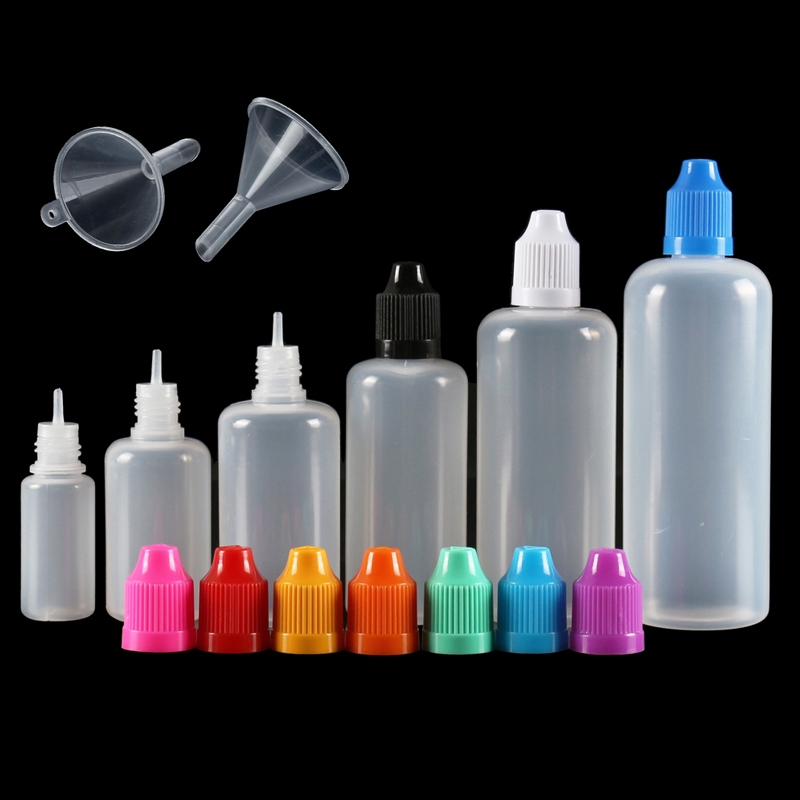 5Pcs 3ml-120ml LDPE Empty Plas - Water Bottle Blank recension och pris