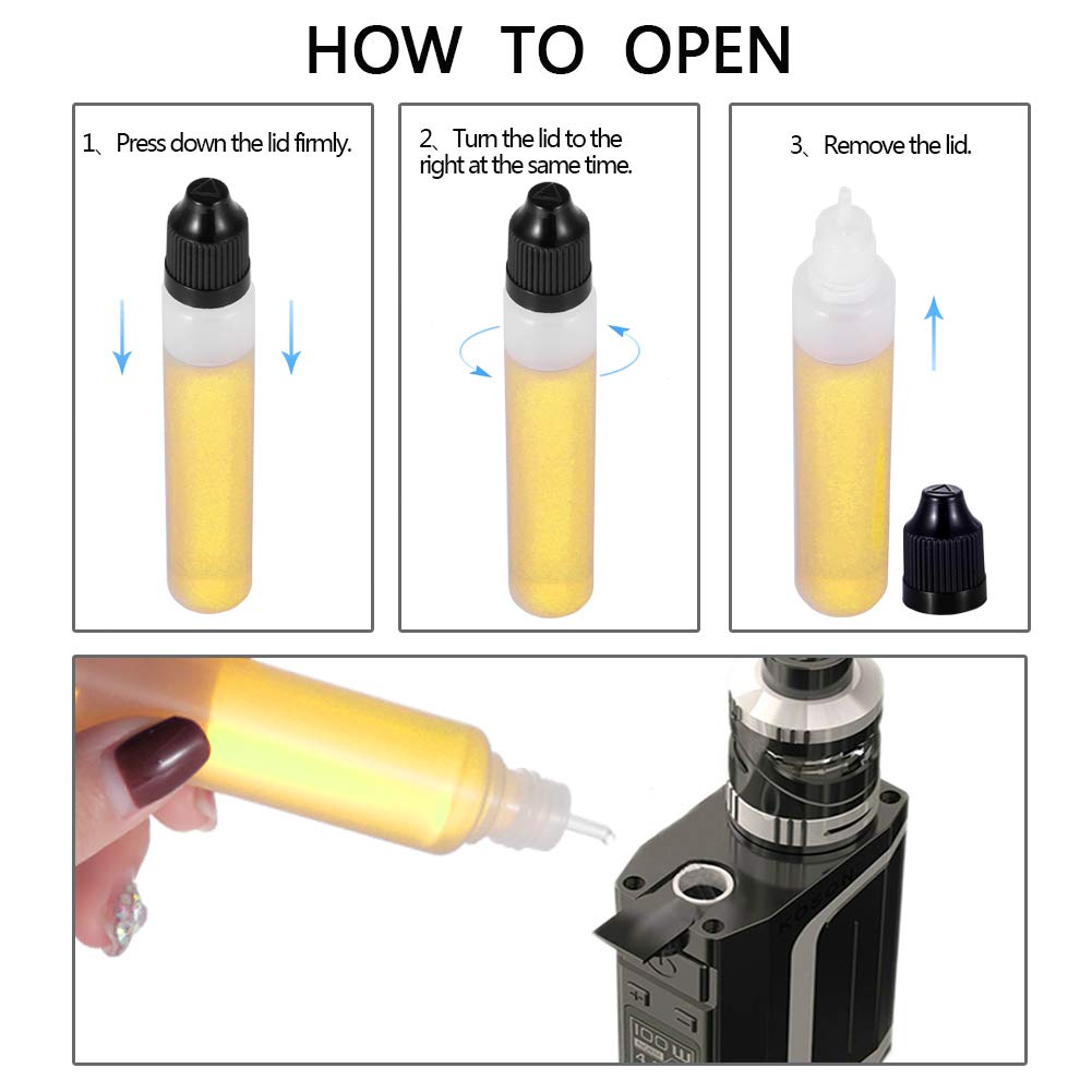 5Pcs 3ml-120ml LDPE Empty Plas - Water Bottle Blank recension och pris