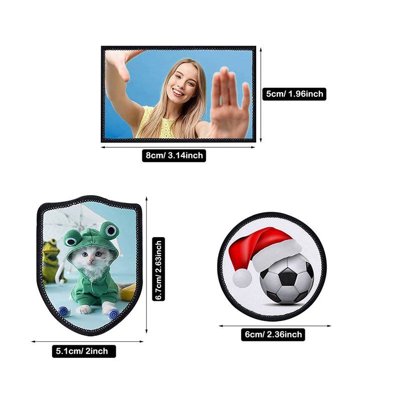 BAAJ-90Pc Sublimation Patches  - Hat Sublimation Blank recension och pris