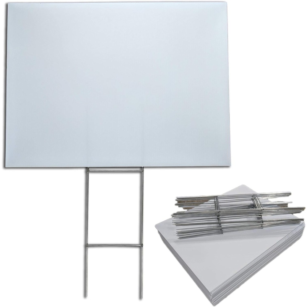 Fifty Pack Blank Yard Signs, I - Yard Sign Blank recension och pris