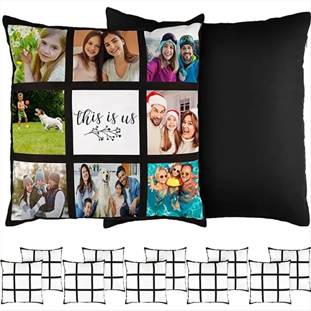 ABNH 6Pcs Sublimation Blank Pa - Pillow Cover Sublimation recension och pris