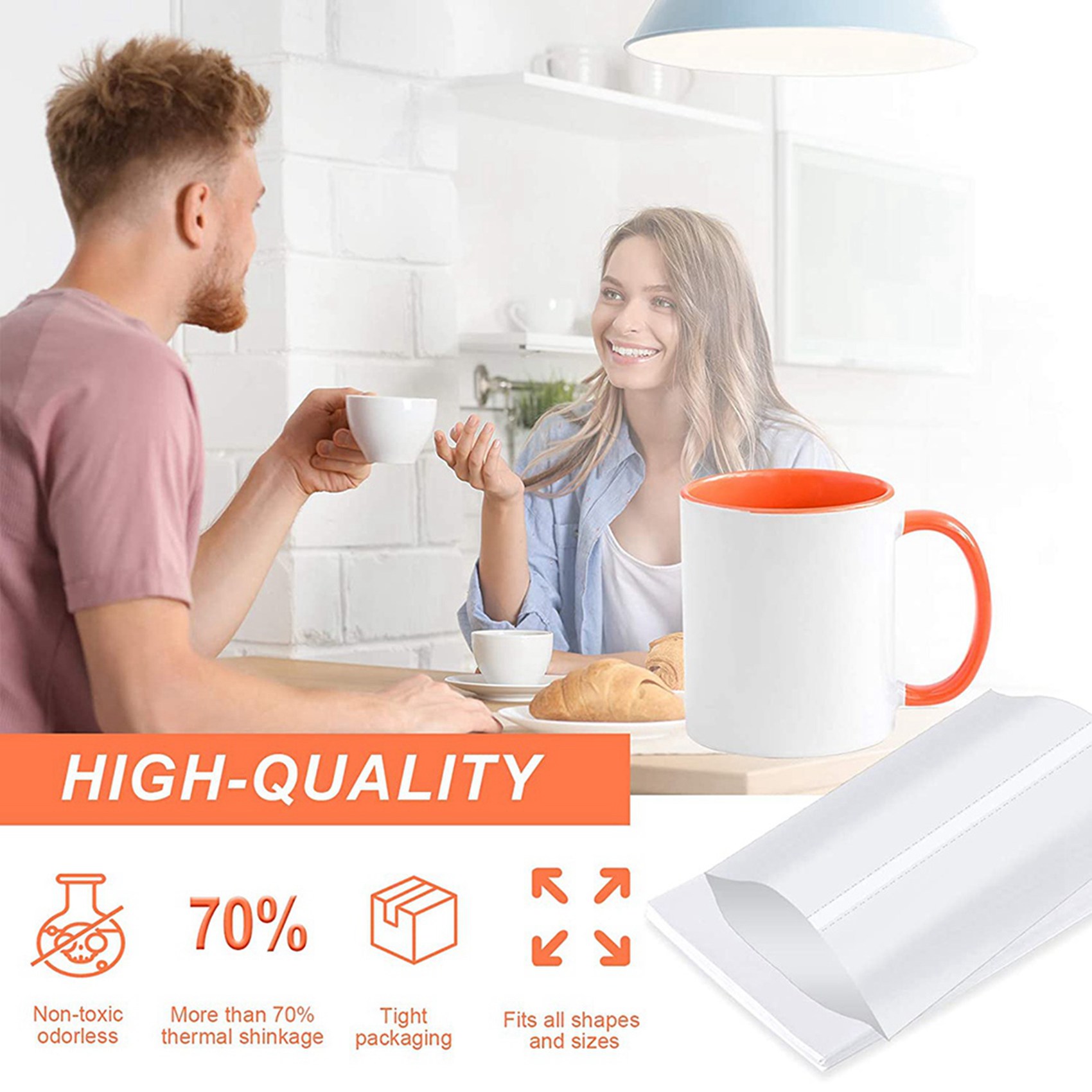 Premium-8X12 Inch Sublimation  - Sublimation Mug White recension och pris