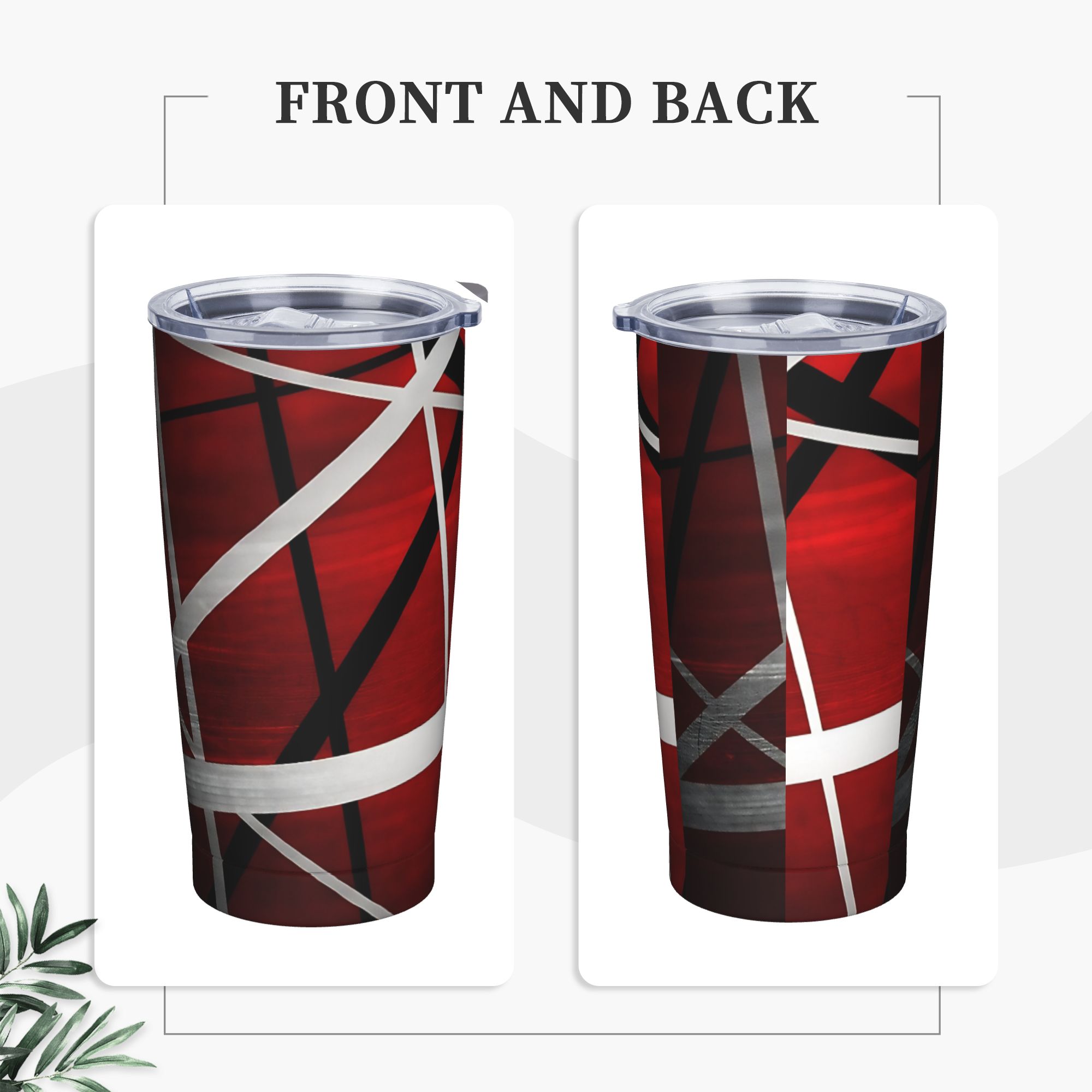V-Van Halens Red Black White T - Tumbler 20Oz White recension och pris