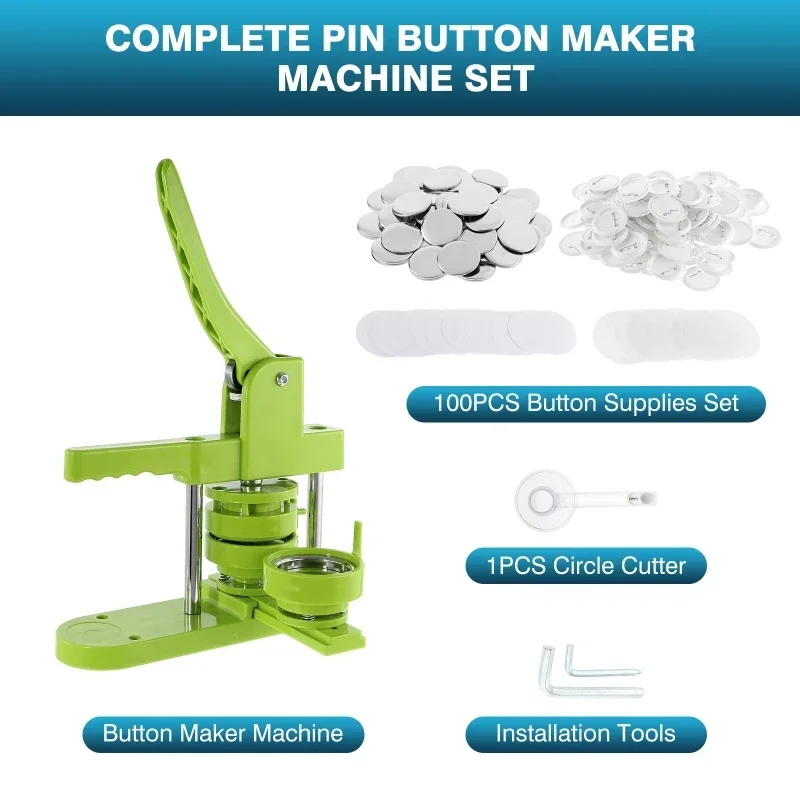 25/32/37/44MM Button Maker Mac - Button Badge Blank recension och pris