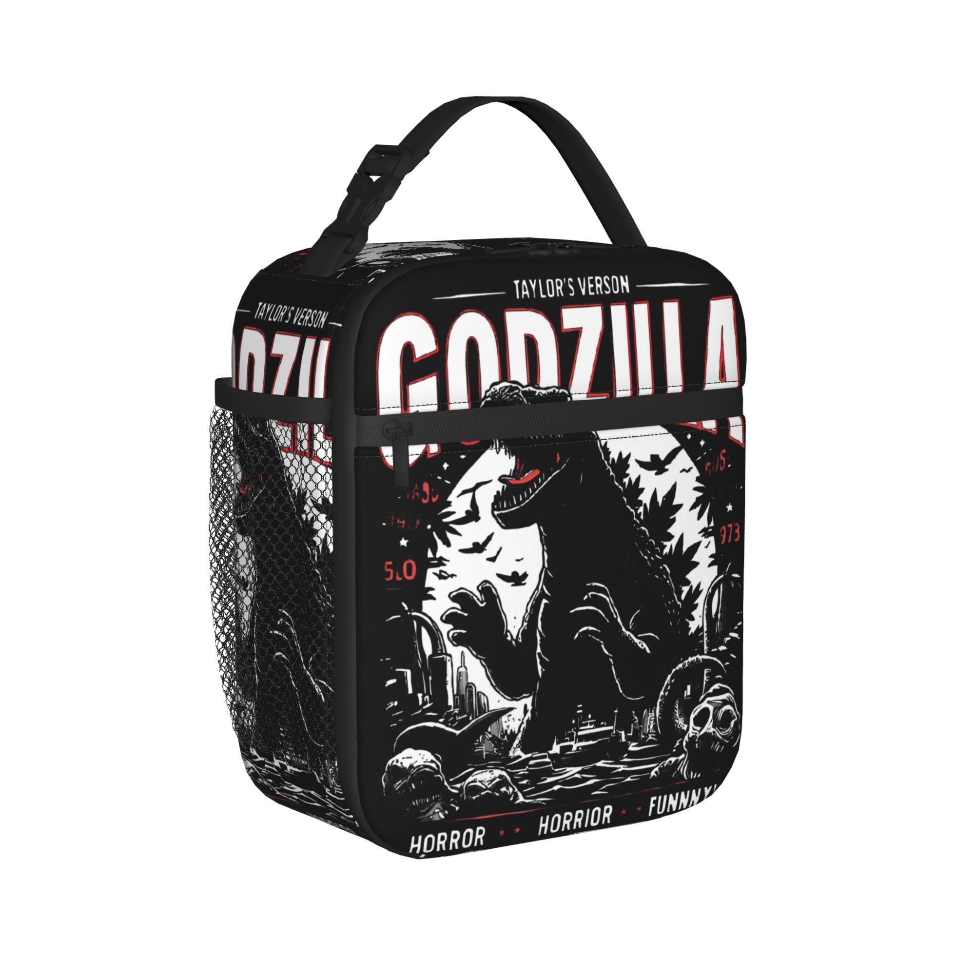 Godzillaed Anime Insulated Lun - Tote Bag Sublimation recension och pris