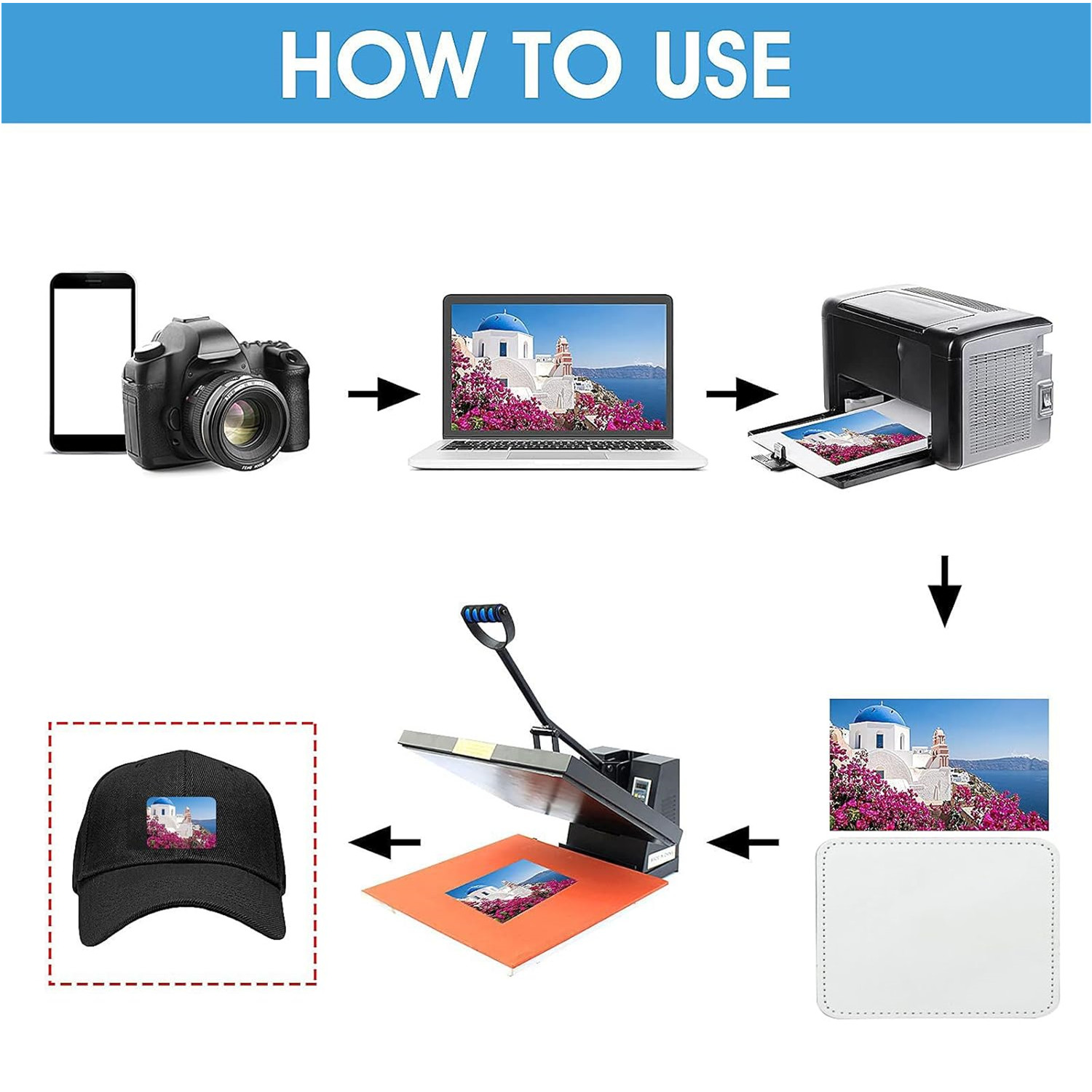 Sublimation Blanks Leatherette - Hat Sublimation Blank recension och pris