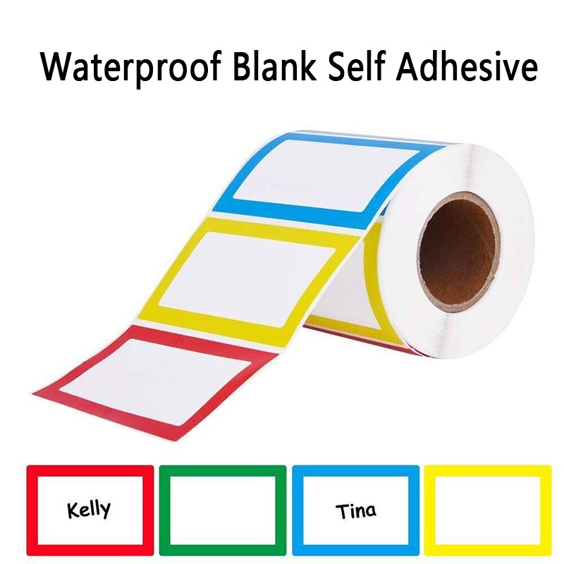 1 Roll Colorful Blank Handwrit - Water Bottle Blank recension och pris