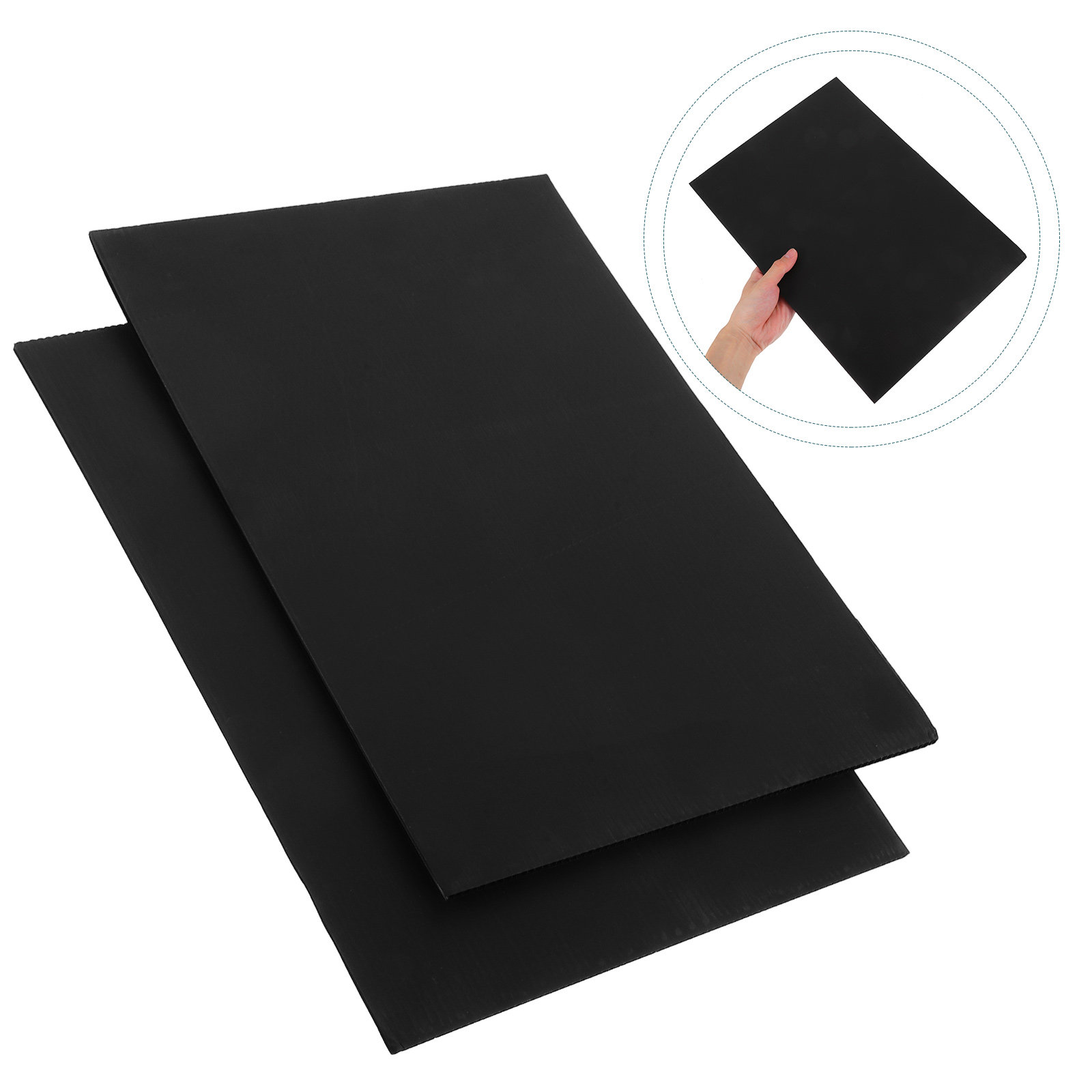 2Pcs Black Blank Garden Sign B - Yard Sign Blank recension och pris