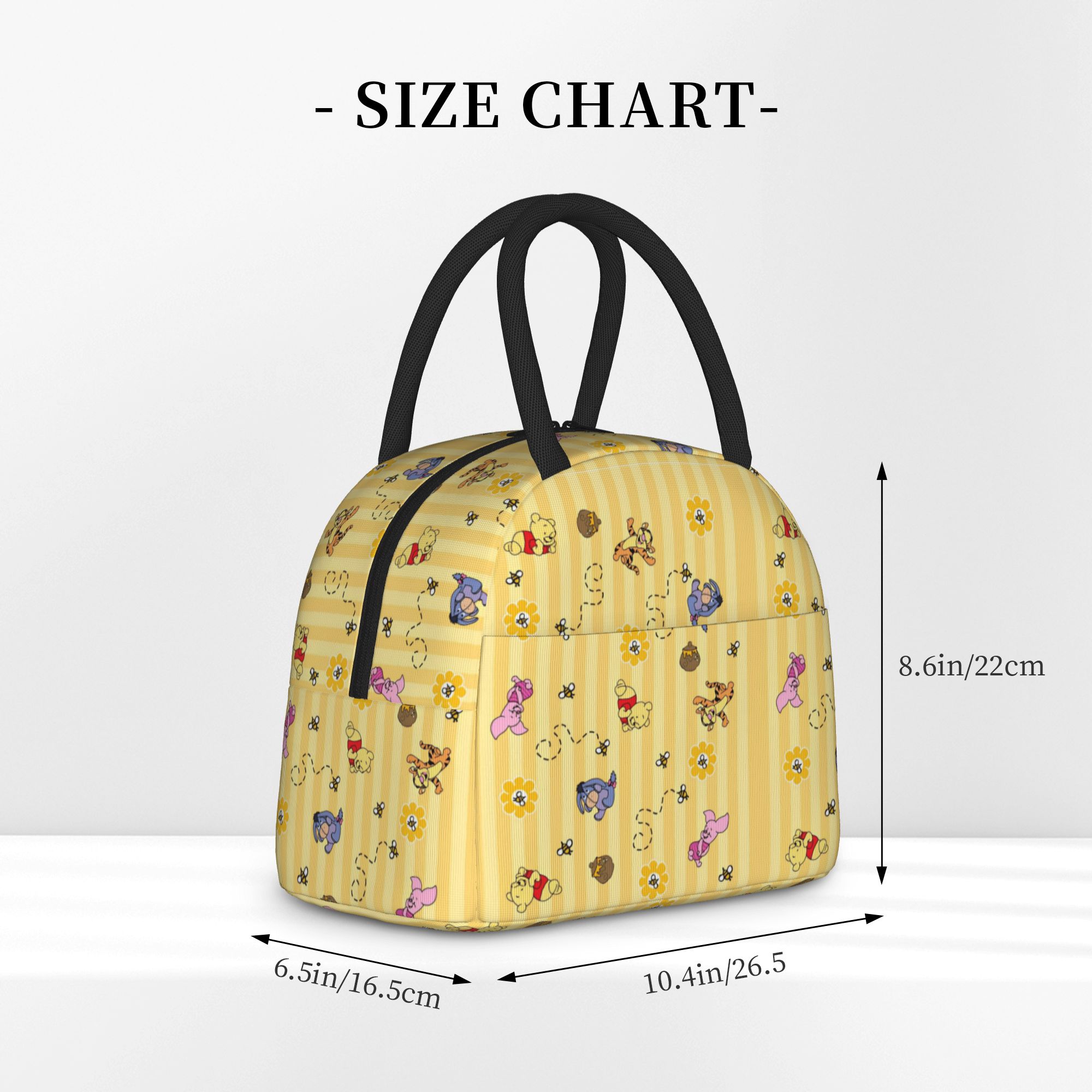 Cute Honey And Bee Insulated L - Tote Bag Sublimation recension och pris