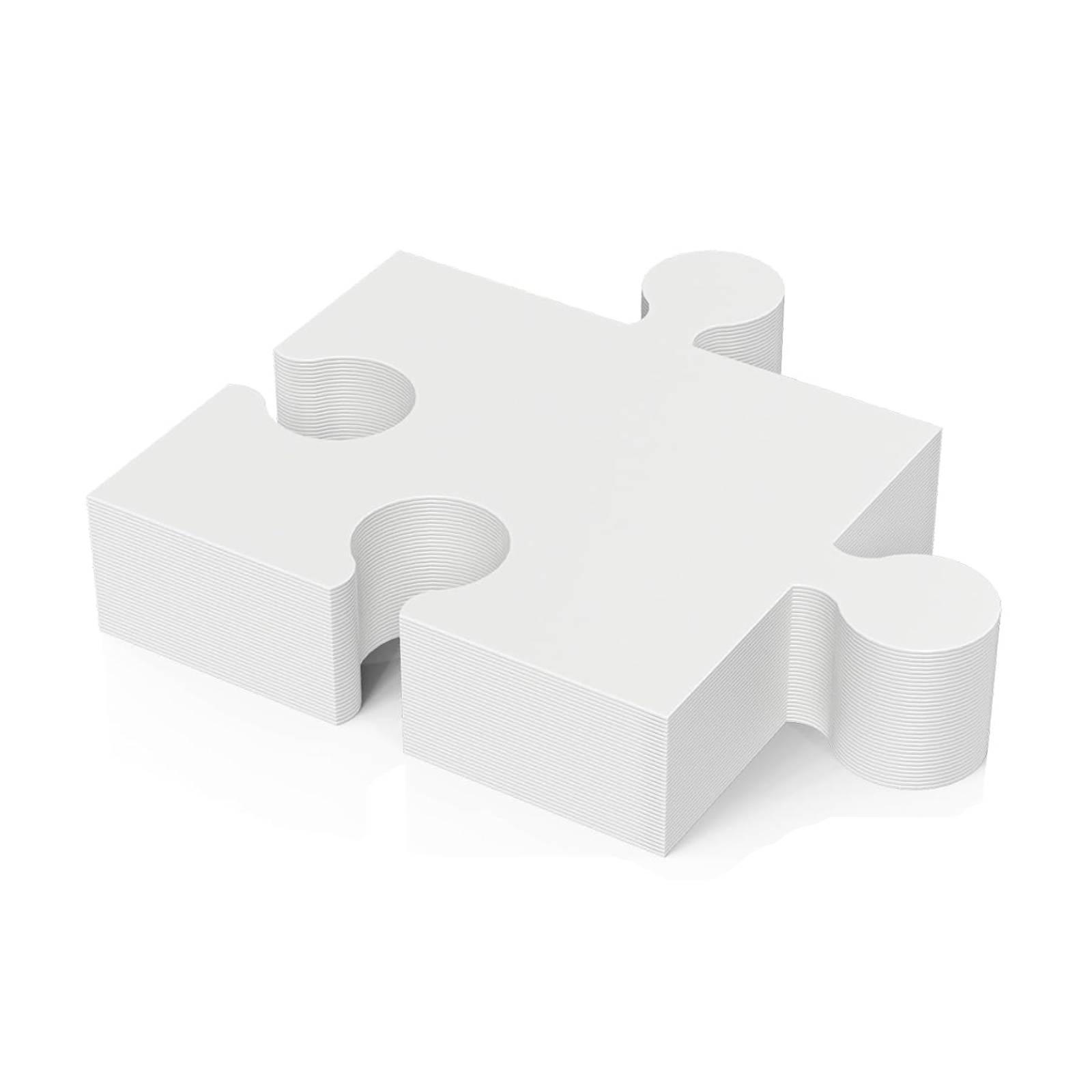 30Pcs Puzzle Pieces Painting D - Puzzle Blank White recension och pris