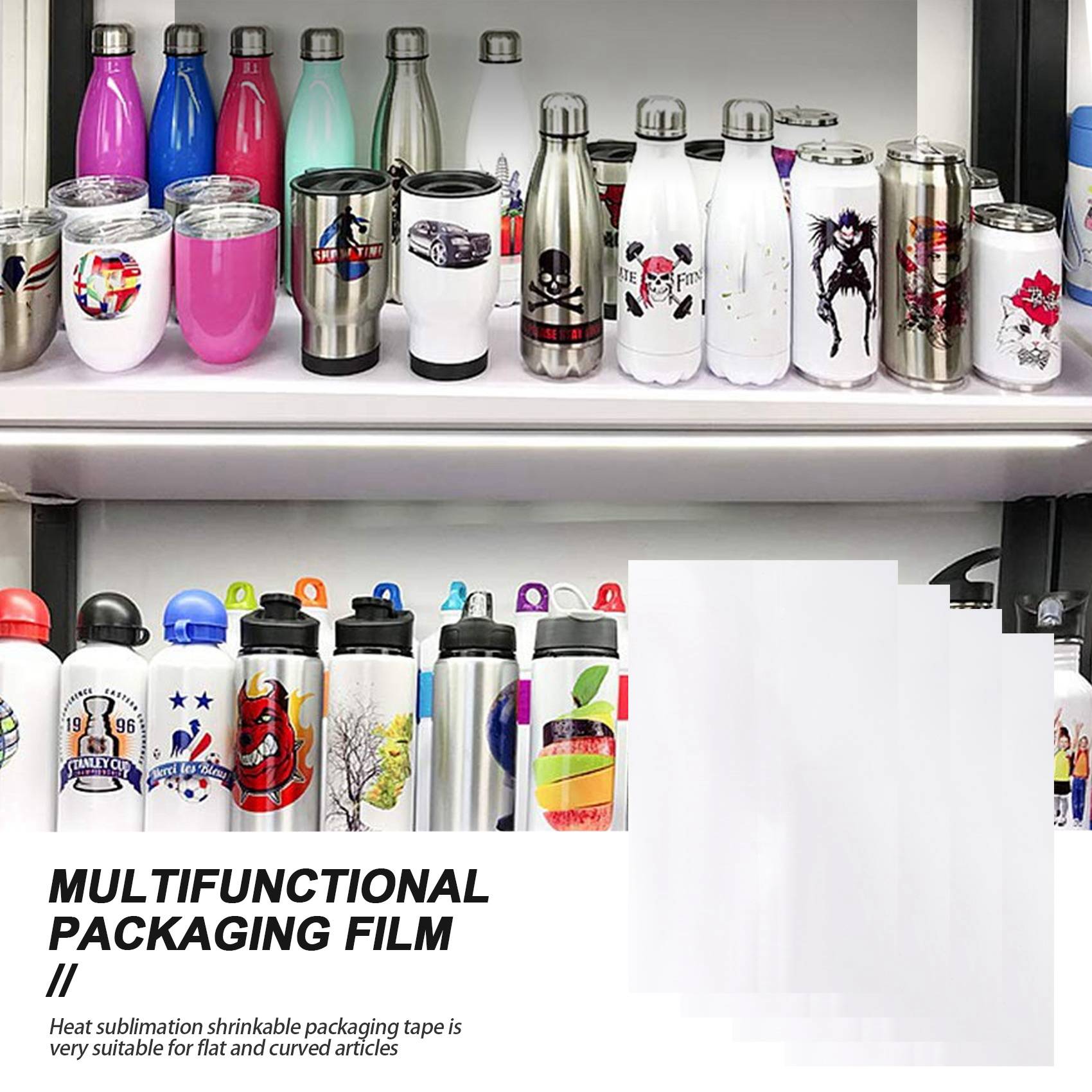 ABHI-30Pcs Sublimation Shrink  - Sublimation Mug White recension och pris