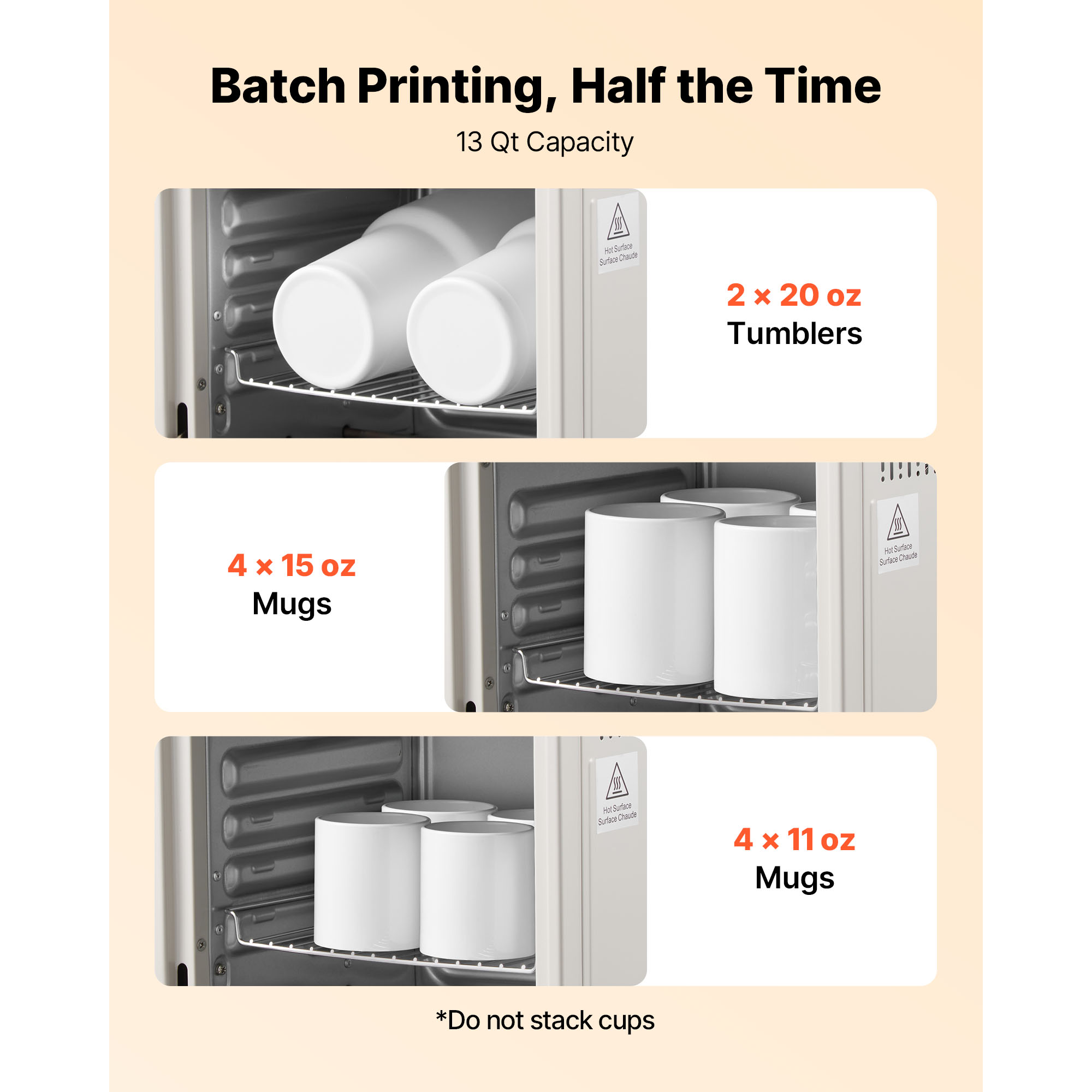 SucceBuy Sublimation Oven Mach - Sublimation Mug White recension och pris